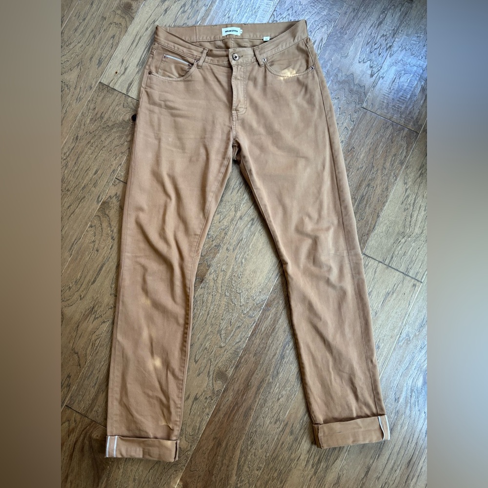Taylor Stitch Organic Cotton Selvedge Khaki Chinos / Men’s 30 / Slim